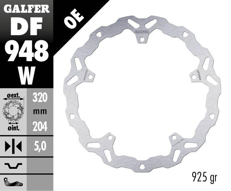 Galfer Wave Brake Disc For KTM  Duke 125 2024 - Front