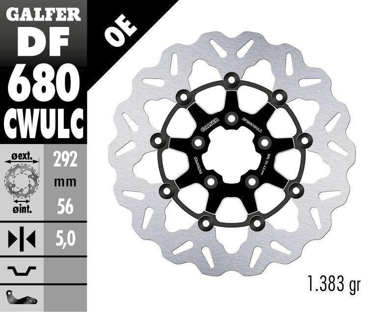 Galfer Wave Brake Disc For Harley Davidson FLDE 1750 2018-2020 - Front