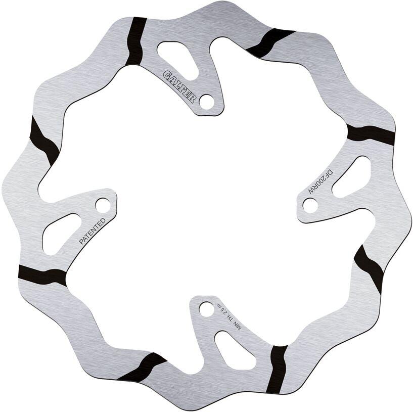 Galfer Fixed Wave Grooved Brake Disc For Kawasaki KLX450R 2008-2024 Black - Front