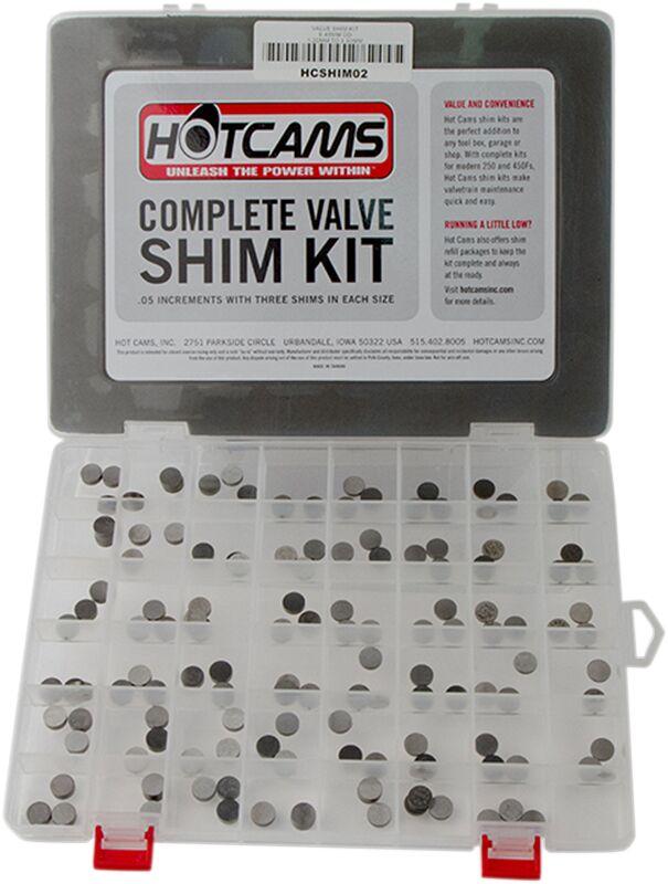 Hot Cams Complete Valve Shim Kit For KTM EXC500 2014-2016 1.72 mm - 2.60 mm - Steel