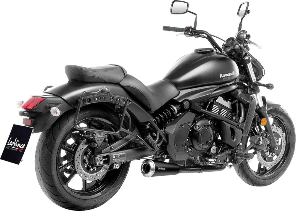 LeoVince GP One Exhaust System For Kawasaki EN 650 2017-2020 - Black