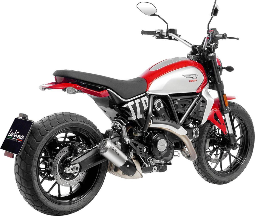 LeoVince LV-10  Silencer For Ducati Scrambler 803 2023-2024