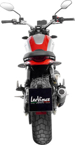LeoVince LV-10  Silencer For Ducati Scrambler 803 2023-2024 - Black