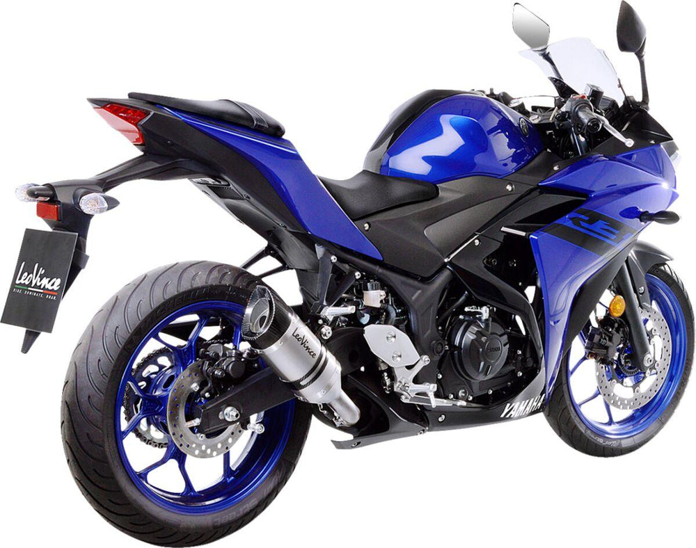 LeoVince LV Pro Stainless Steel Silencer For Yamaha MT-03 2018-2024 - Silver