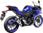 LeoVince LV Pro Stainless Steel Silencer For Yamaha MT-03 2018-2024 - Silver