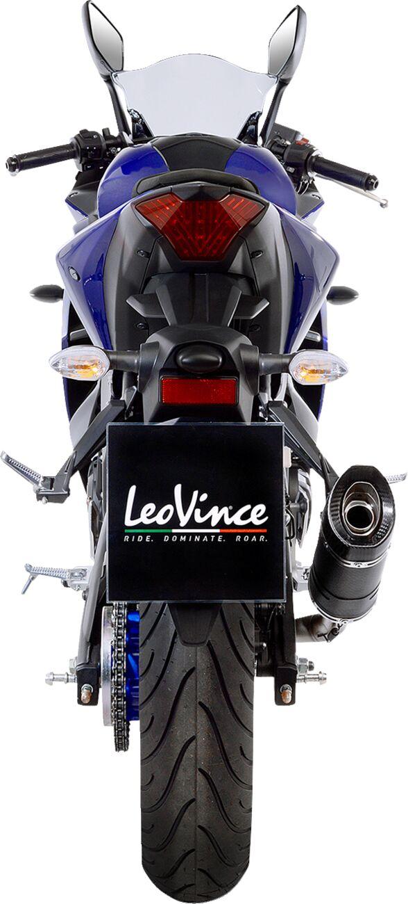 LeoVince LV Pro Carbon Silencer For Yamaha MT-03 2018-2024 - Black