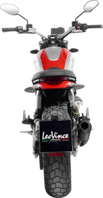 LeoVince LV-10  Silencer For Ducati Scrambler 803 2023-2024 - Black