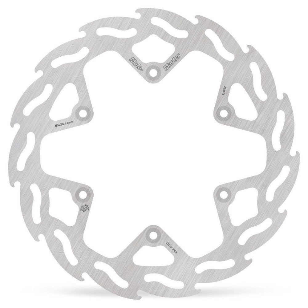 Moto Master Flame Series Rear Brake Disc For Fantic XX 250 2022-2023 - Silver
