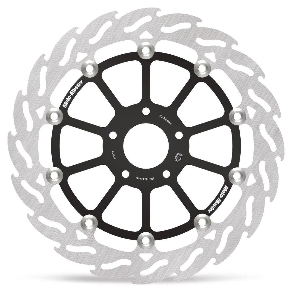 Moto Master Flame Series Floating Brake Disc For KTM  Duke 690 2013-2019 - Front Left