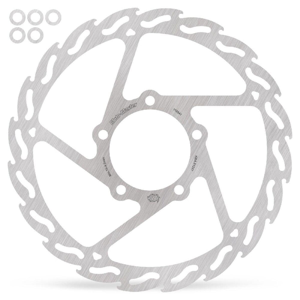 Moto Master Flame Series Fixed Brake Disc For KTM Adventure 390 2022-2024 - Front Left