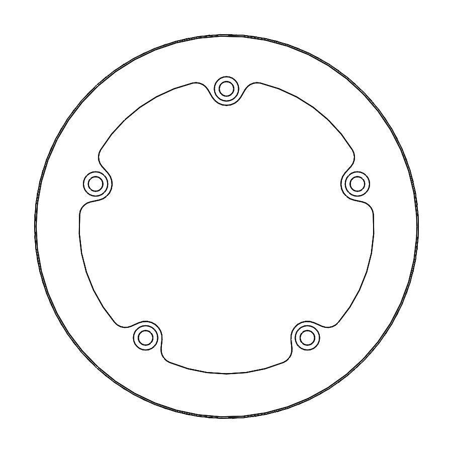 Moto Master Halo Series Fixed Brake Disc For BMW R 1100 GS 1993-1999 - Rear