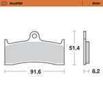 Moto Master RoadPRO Sinder Brake Pad Front For Mv Agusta BRUTALE 910 R 2006-2008