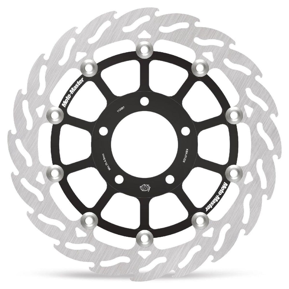Moto Master Flame Series Floating Brake Disc For Triumph Speed Triple 1050 2005-2013 - Front Left
