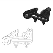 Moto Master Adapter Bracket For Gas Gas EC 250 2024-2025 Rear - Black