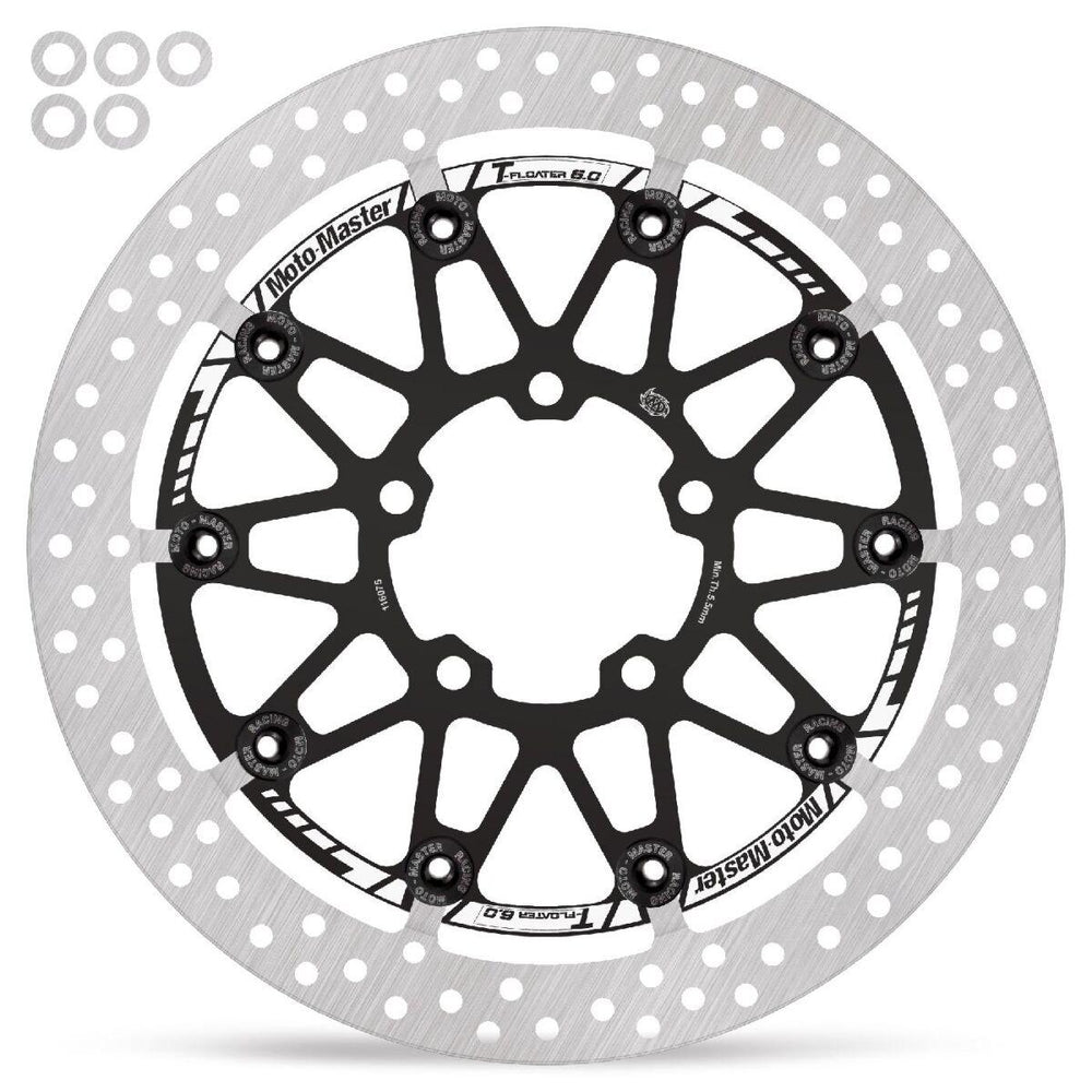 Moto Master Halo Series T-Floater Brake Disc For Kawasaki ZX-10 R 1000 2016-2024 - Front