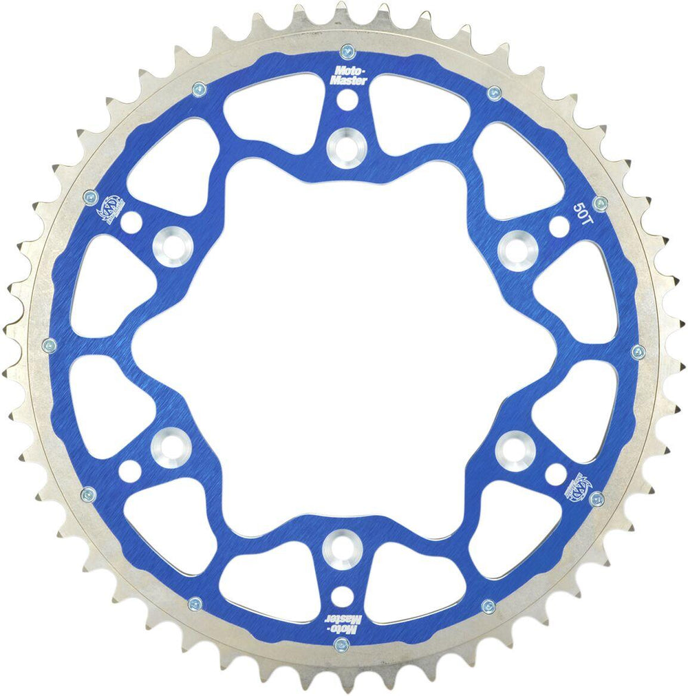 Moto Master Fusion Dual Rear Sprocket For Husqvarna 701 Enduro 2016-2024 Rear Blue 49T