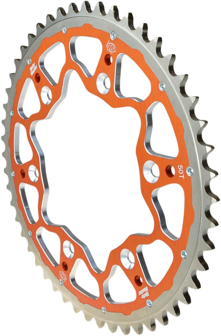 Moto Master Fusion Dual Rear Sprocket For Husqvarna 701 Enduro 2016-2024 Rear Orange 50T