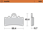 Moto Master RoadPRO Sinder Brake Pad Front For KTM  Adventure 390 2020-2024