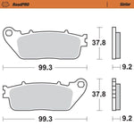 Moto Master RoadPRO Sinder Brake Pad Rear For Honda CB1000R 2008-2024