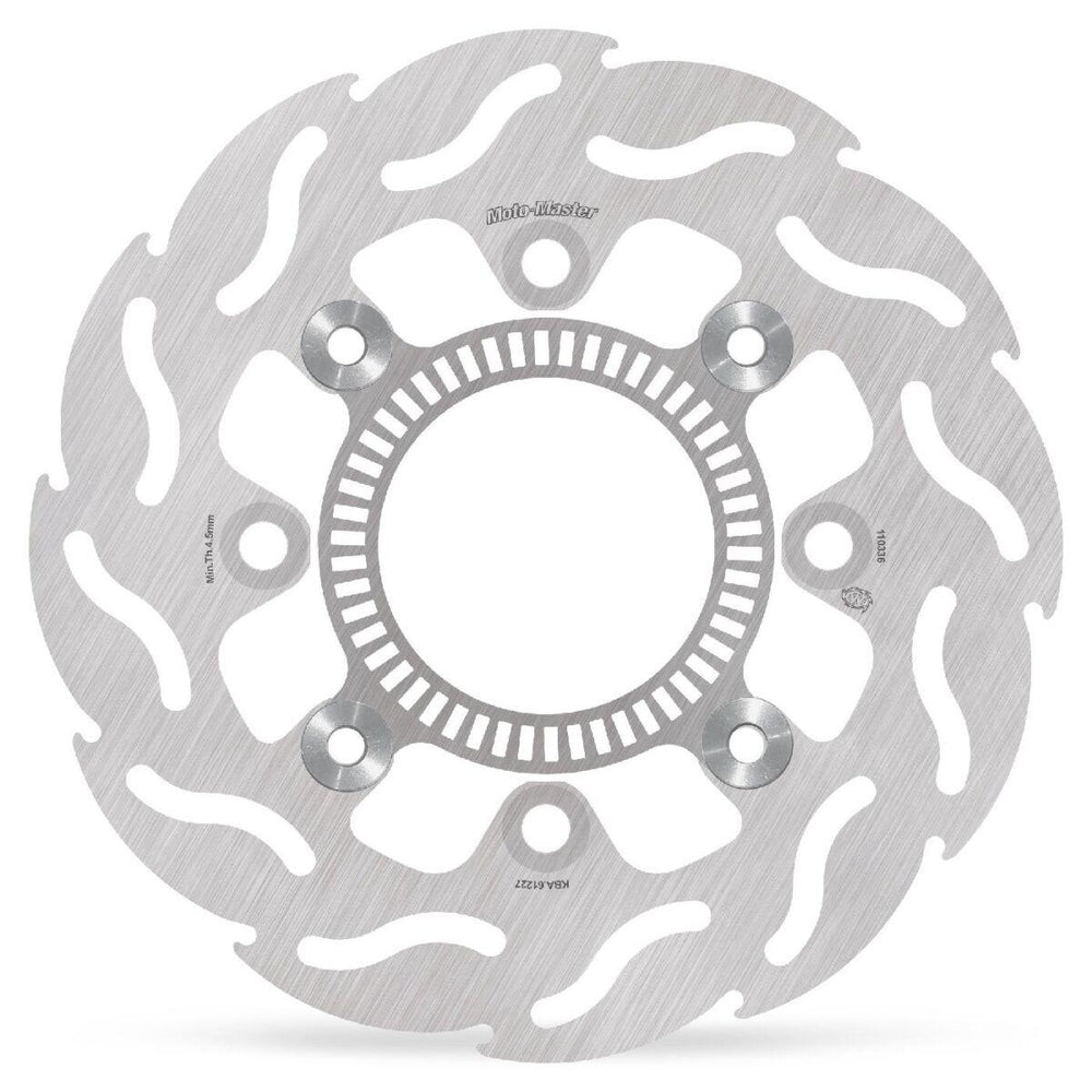 Moto Master Flame Series Rear Brake Disc For Kawasaki ER-6F 650 2008-2016