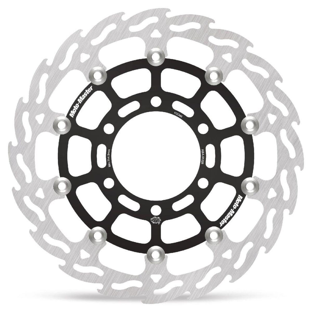 Moto Master Flame Series Floating Brake Disc For KTM Duke 125 2017-2020 - Front Left