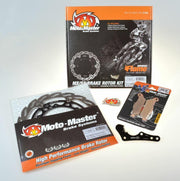 Moto Master Brake Kit For Beta RR 125 2018-2024 Front - Black Stainless Steel