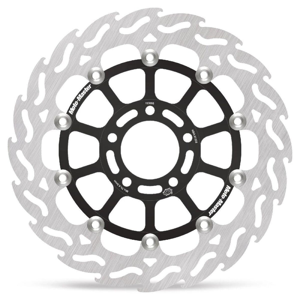 Moto Master Flame Series Floating Brake Disc For Suzuki GSX-R 1100 1989-1998 - Front Left