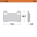 Moto Master RoadPRO Sinder Brake Pad Front For Honda CBR 1000 RR 2004-2013