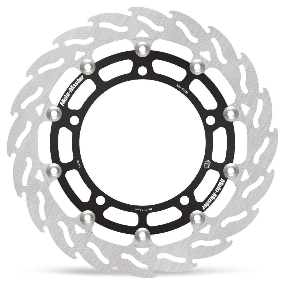 Moto Master Flame Series Floating Brake Disc For Kawasaki H2 1000 2018-2020 - Front Right