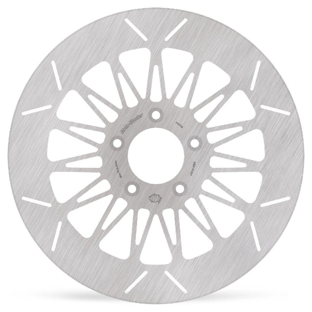 Moto Master Custom Series Fixed Dimpled Brake Disc For Harley Davidson FLDE 1750 2018-2020 - Front