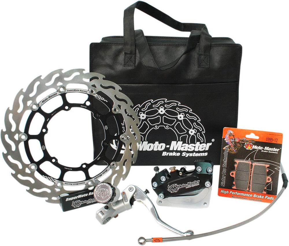 Moto Master Supermoto Racing Brake Kit 300mm For Gas Gas EC 250 2021-2025 (With Headlight) Front