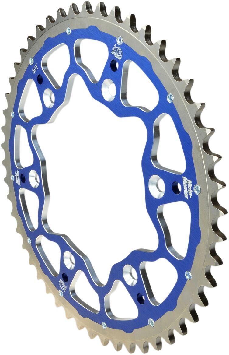 Moto Master Fusion Dual Rear Sprocket For Husqvarna 701 Enduro 2016-2024 Blue 50T
