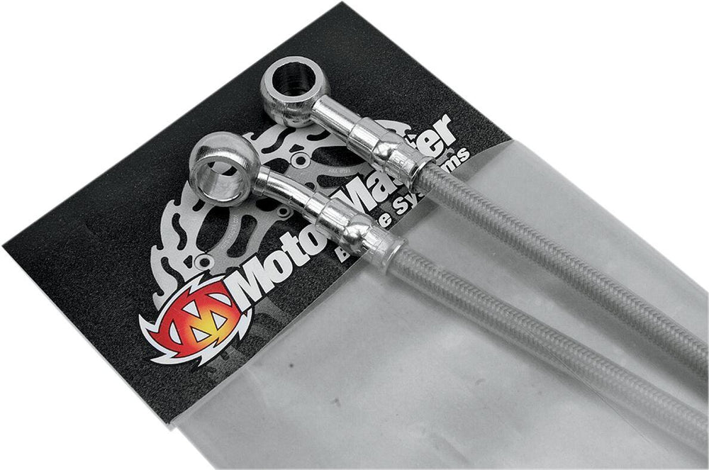 Moto Master Stainless Steel Brake Hose For Kawasaki KX125 2003-2008 - Front