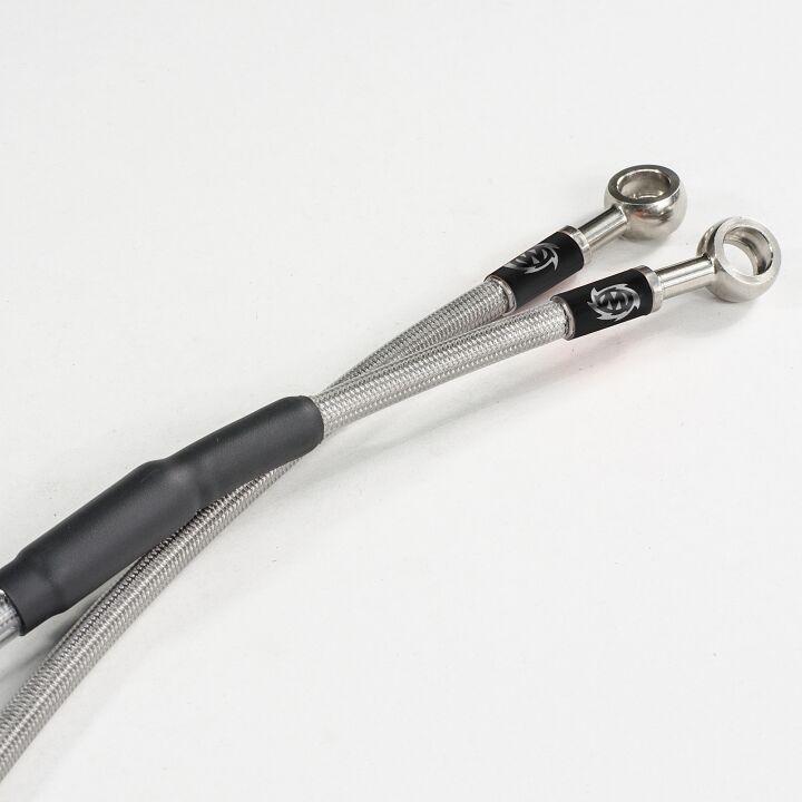 Moto Master  Brake Hose For TM CC 250FI 2019 Rear - Stainless Steel