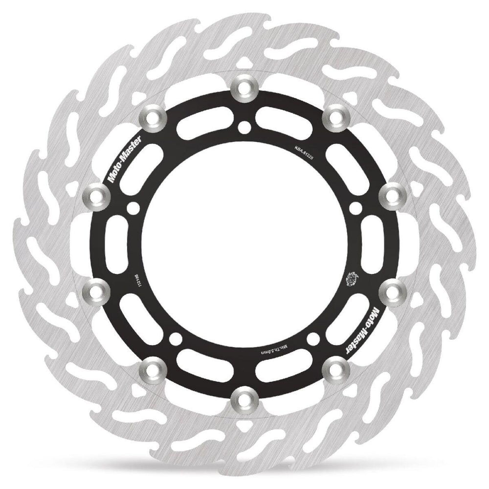 Moto Master Flame Series Floating Brake Disc For Yamaha FZ6 600 N 2004-2008 - Front Left