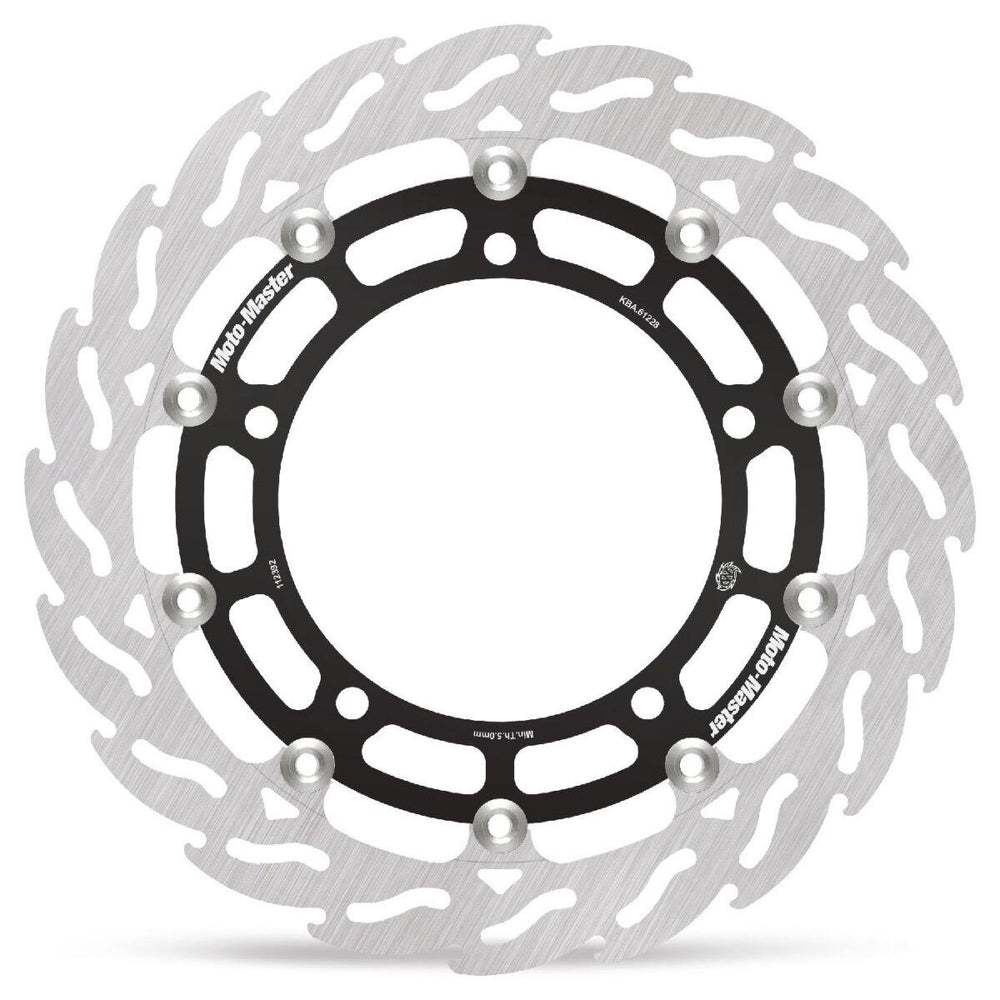 Moto Master Flame Series Floating Brake Disc For Kawasaki H2 1000 2018-2020 - Front Left