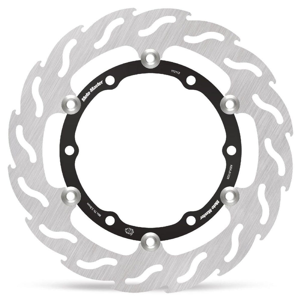 Moto Master Flame Series Floating Brake Disc For Yamaha XP 500 T-Max 2008-2011 - Front Left