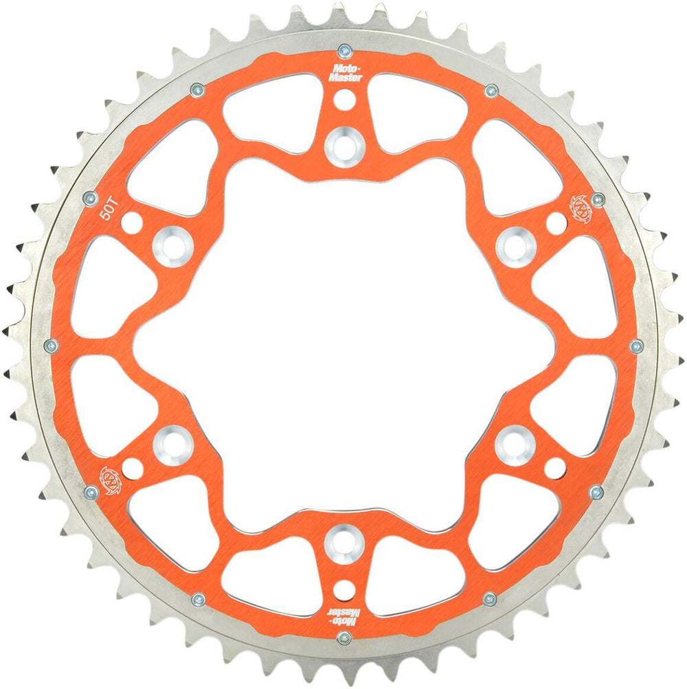 Moto Master Fusion Dual Rear Sprocket For Husqvarna 701 Enduro 2016-2024 Rear Orange 51T