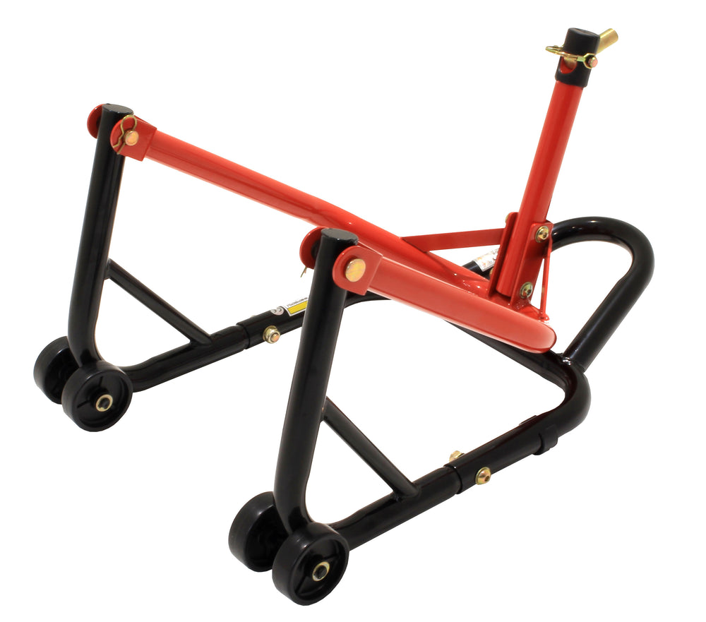 Black Pro Range Front Head Stand & Adjustable Rear Paddock Stand (B5064 and B5161)