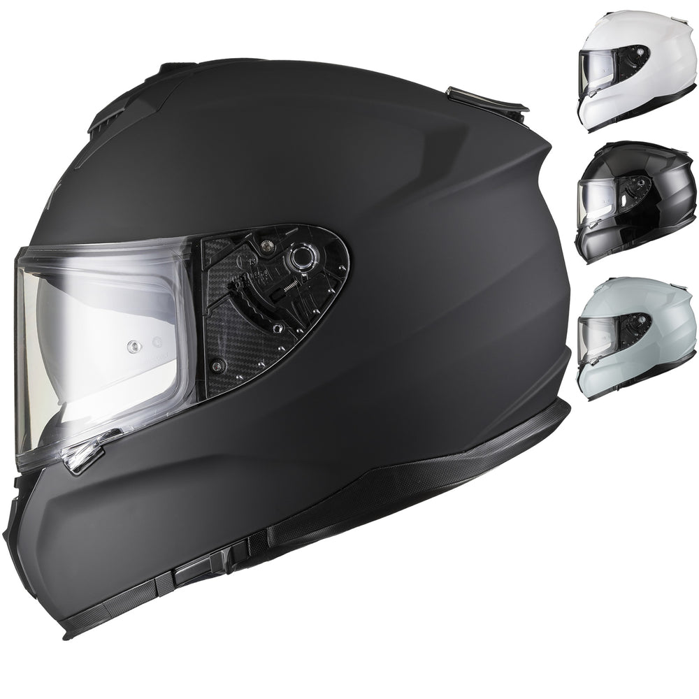 Shox Ammo Solid Motorcycle Helmet – Ghostbikes Shox Ammo Solid Motorcycle Helmet – Ghostbikes