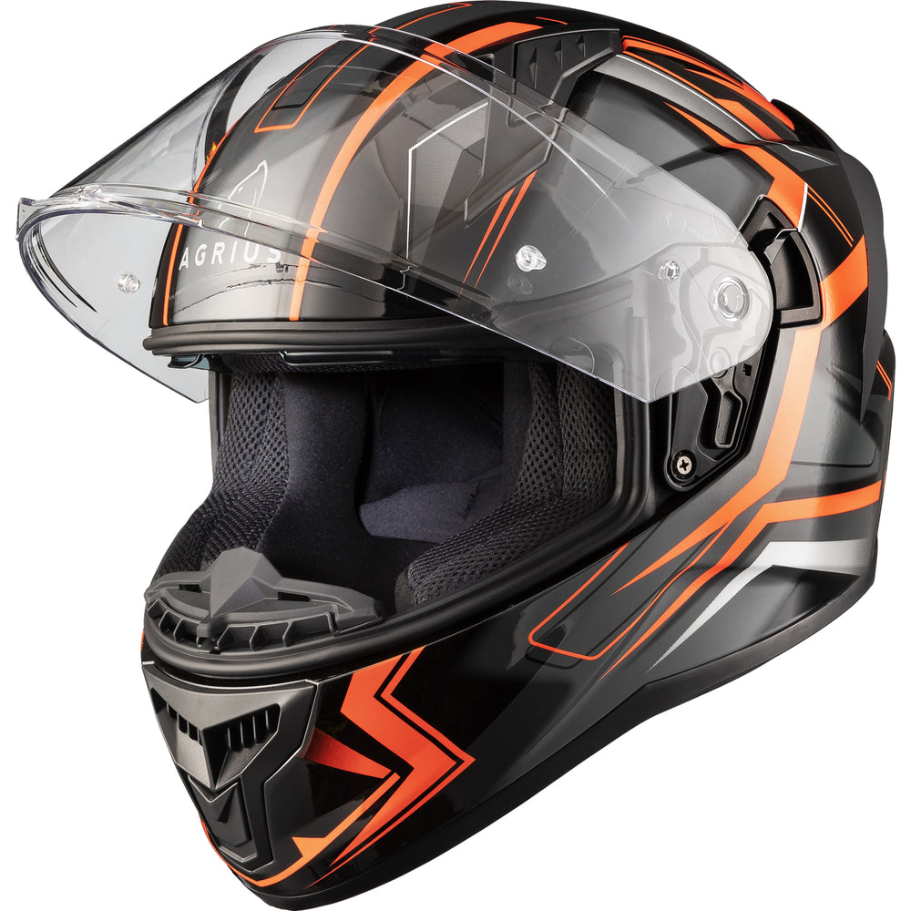 brussel sprout motorcycle helmet Agrius Wrath Polaris Glow In The Dark Motorcycle Helmet – Ghostbikes