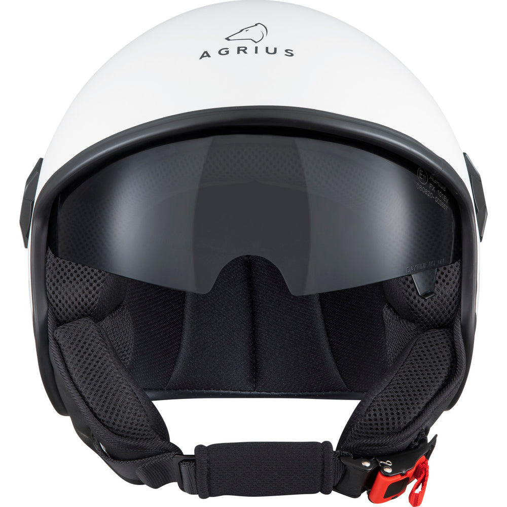agv diesel hi-jack helmet grey black Agrius Score Shield Open Face Motorcycle Helmet – Ghostbikes