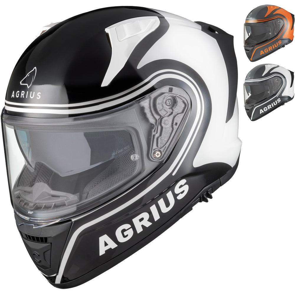 Agrius Storm Discharge ECE R22.06 Motorcycle Helmet – Ghostbikes Agrius Storm Discharge ECE R22.06 Motorcycle Helmet – Ghostbikes