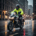 Black Spectre Waterproof Motorcycle Hi-Vis Kit