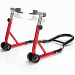 Black Pro Range Front Head Stand & Adjustable Rear Paddock Stand (B5064 and B5161)