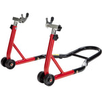 Black Pro Range B5065 Front Head Stand & B5160 Rear Paddock Stand Set