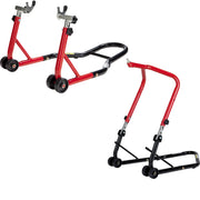 Black Pro Range B5065 Front Head Stand & B5160 Rear Paddock Stand Set