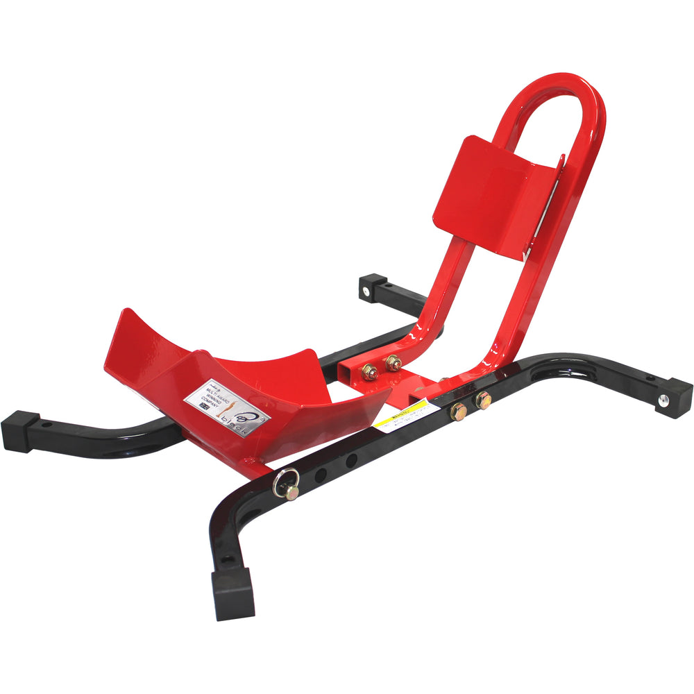 Black Pro Range Wheel Chock & Rear Paddock Stand (with Rubber Cup)