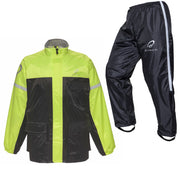 Black Spectre Waterproof Motorcycle Hi-Vis Kit