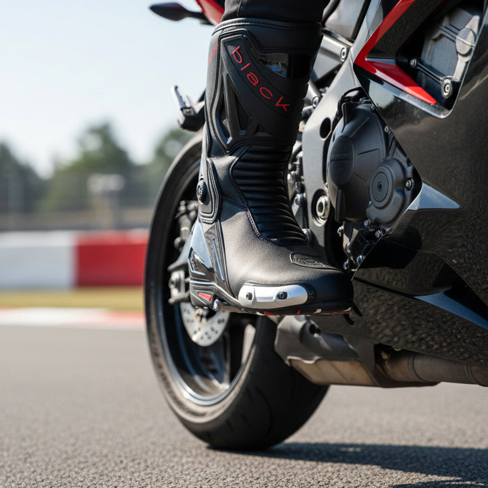 Black Panther Sports Motorcycle Boots